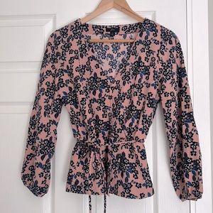J Crew Floral Top